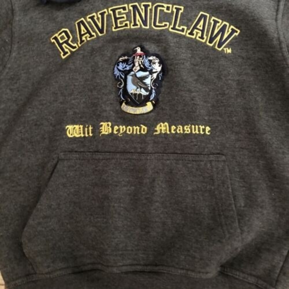 Harry Potter Ravenclaw Varsity Hoodie Womens Size S Sweatshirt Offical Licensed - Picture 7 of 13